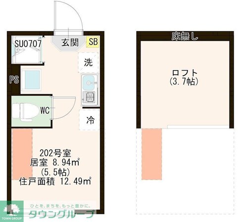 CORE STYLE板橋の物件間取画像